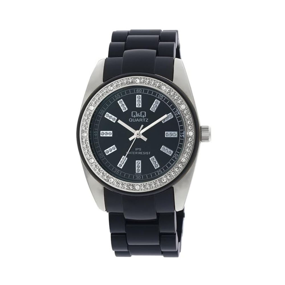 Muški sat sa crnim brojčanikom