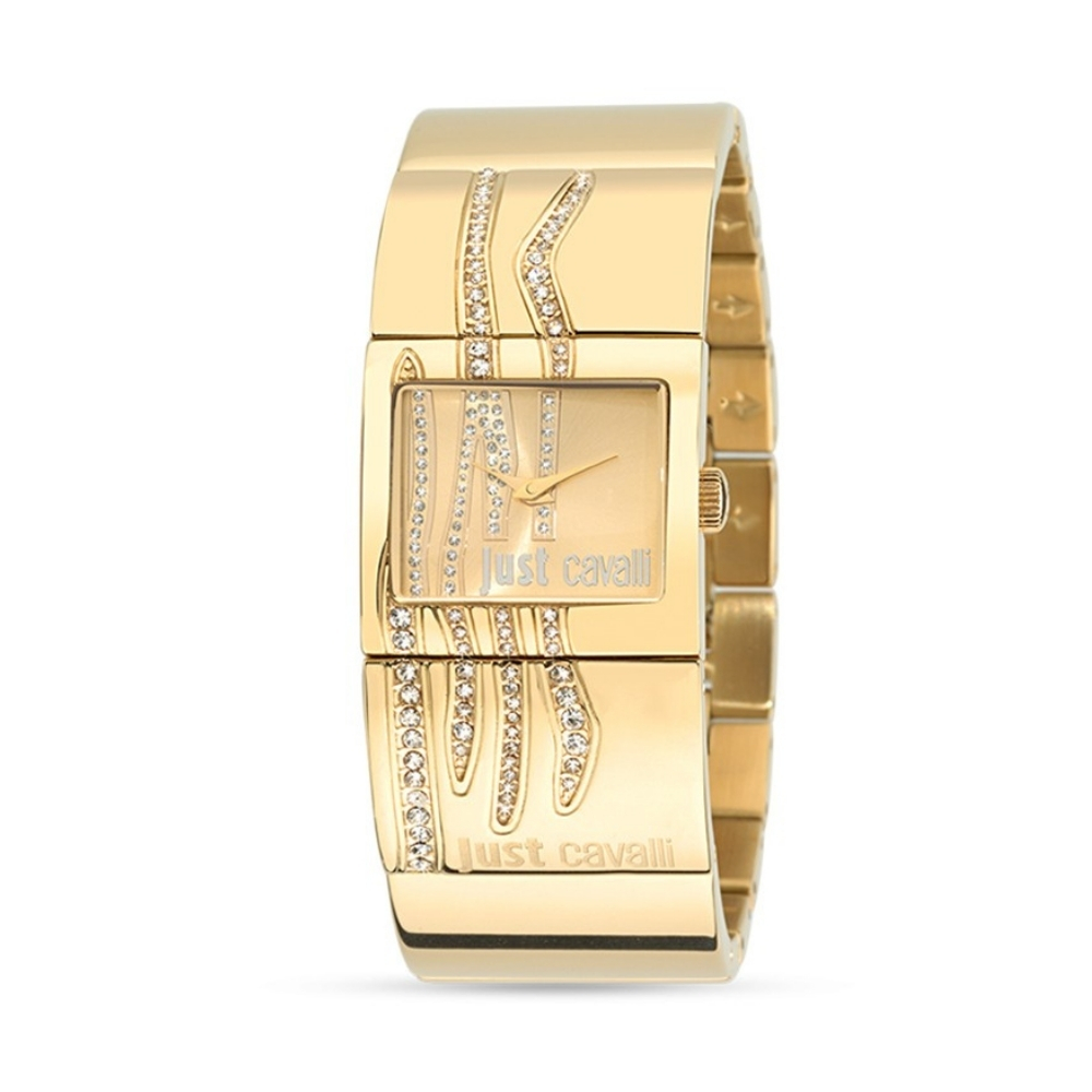 Moderni ženski sat u žutoj boji sa nerđajućim čelikom. Vodootporan do 30 metara