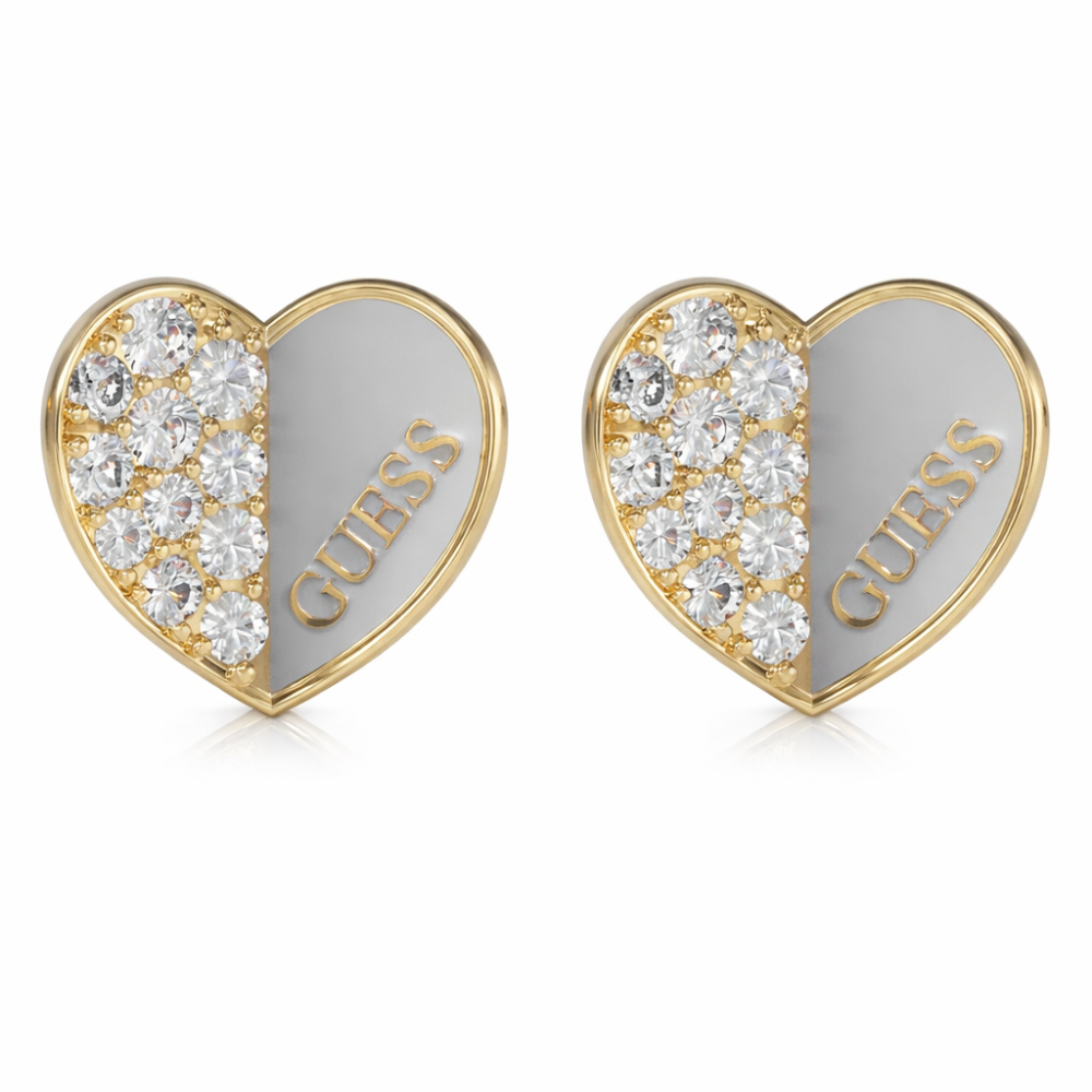 Minđuše Guess JUBE03048JWYGWHT/U