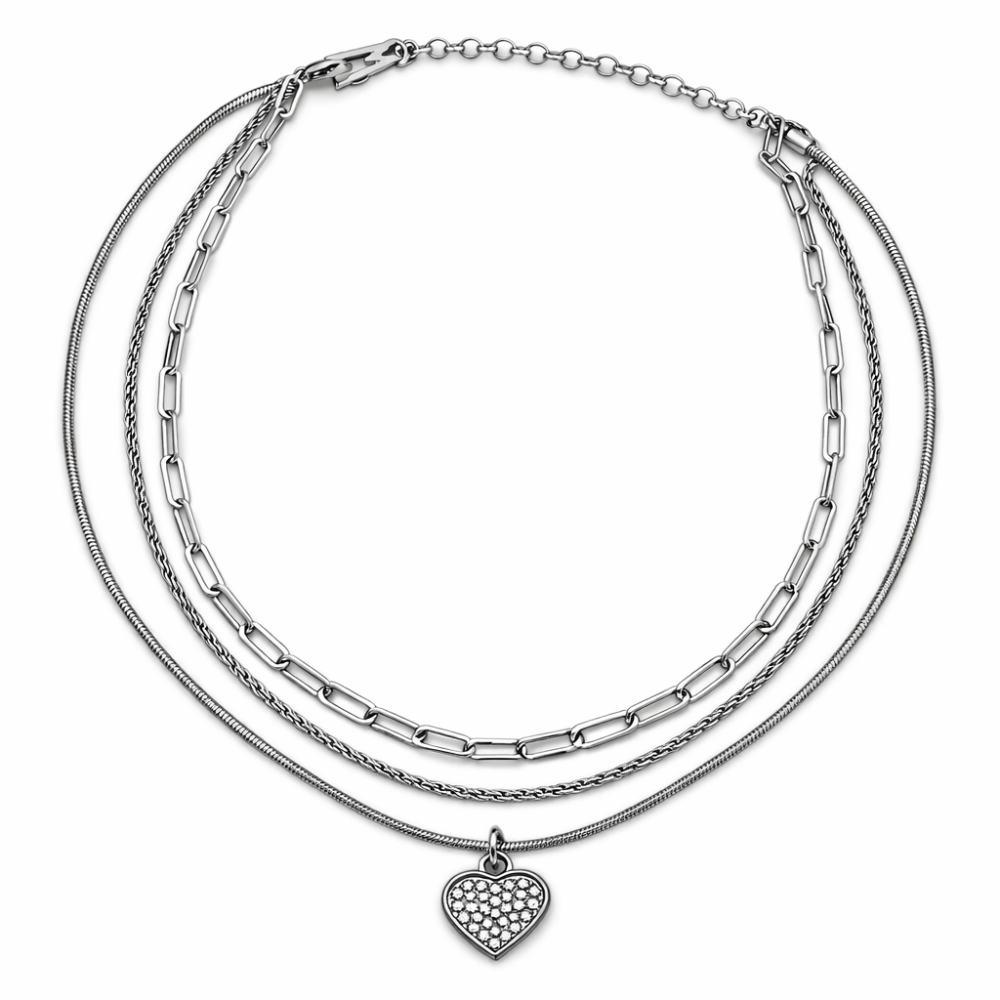 Ogrlica Steve Madden 452848RHO111