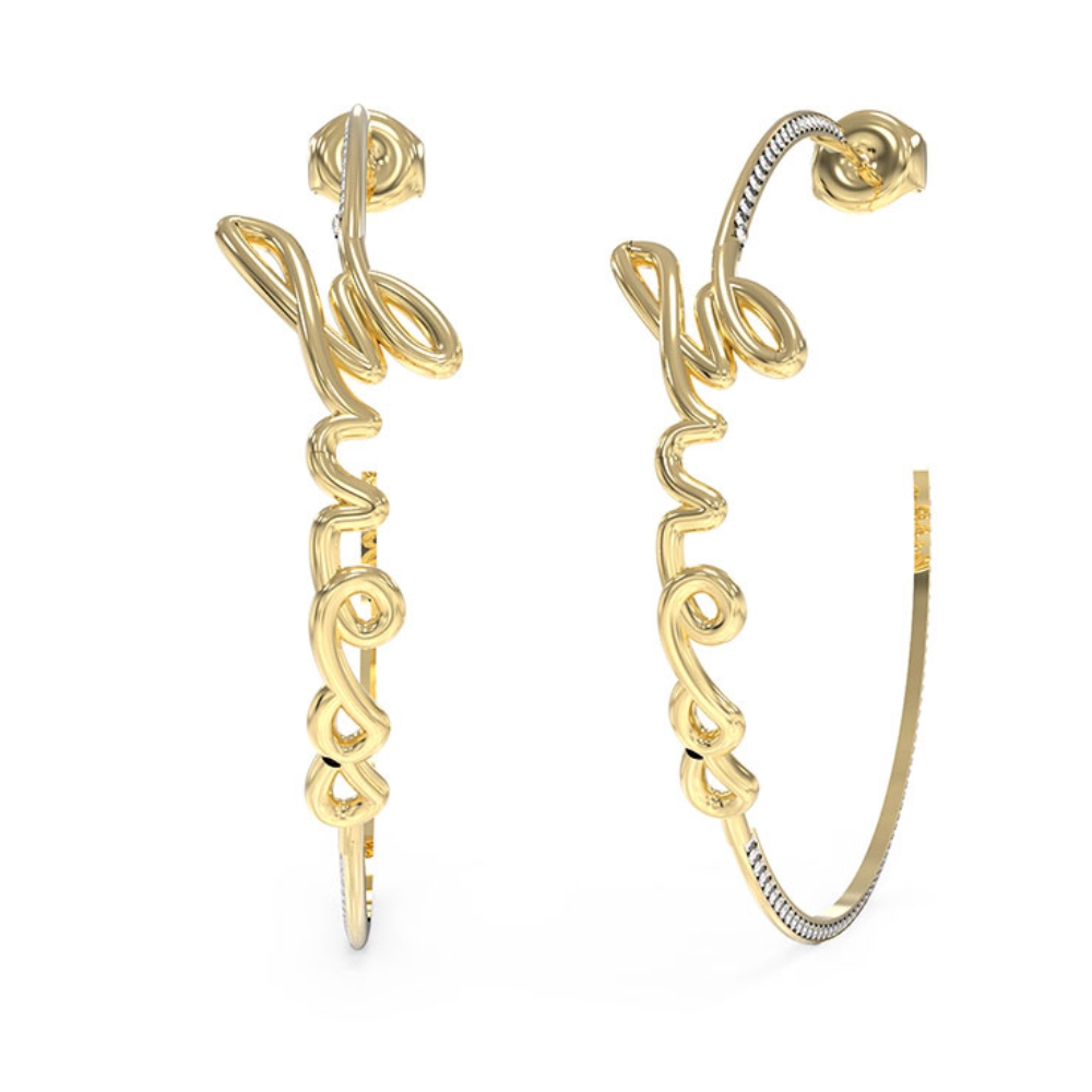 Minđuše Guess JUBE03312JWYGT/U