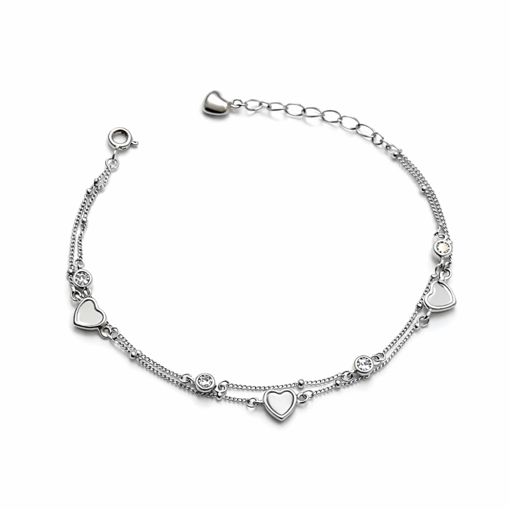 Srebrna narukvica D03694