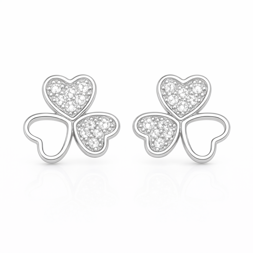 Srebrne minđuše na šraf JS16-C096E