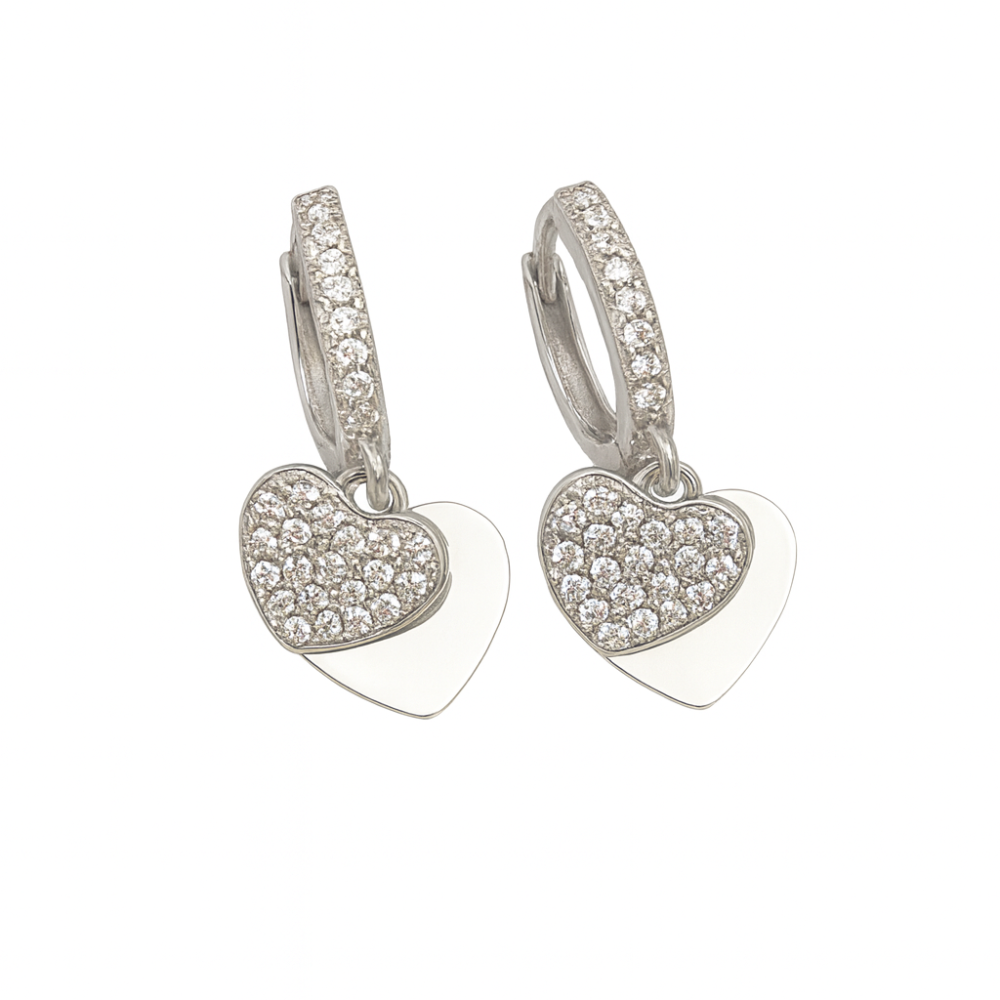 Srebrne minđuše E00244