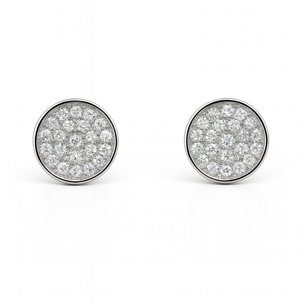 Srebrne minđuše na šraf JS02-E0911