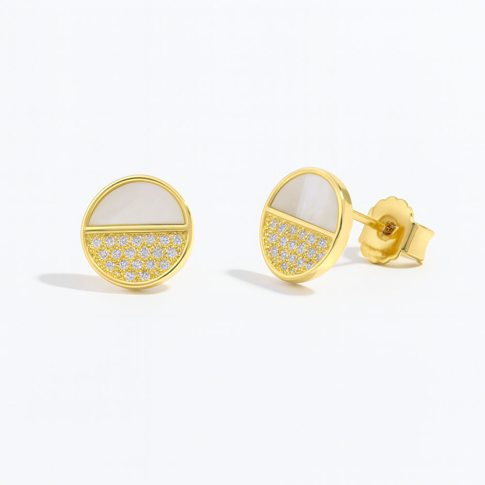 Srebrne mindjuše na šraf JS100-E0028