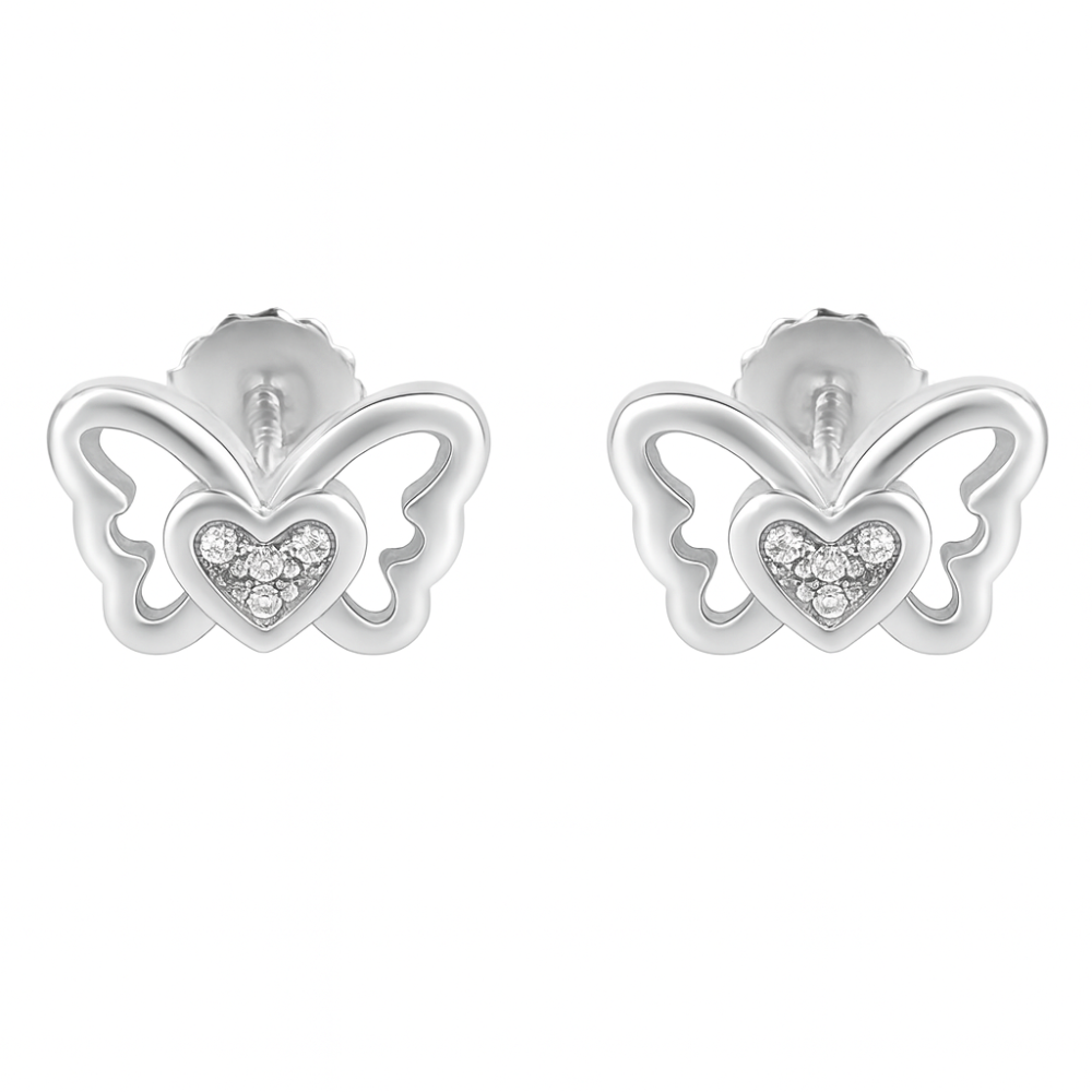 Srebrne minđuše na šraf JS29-XA2960