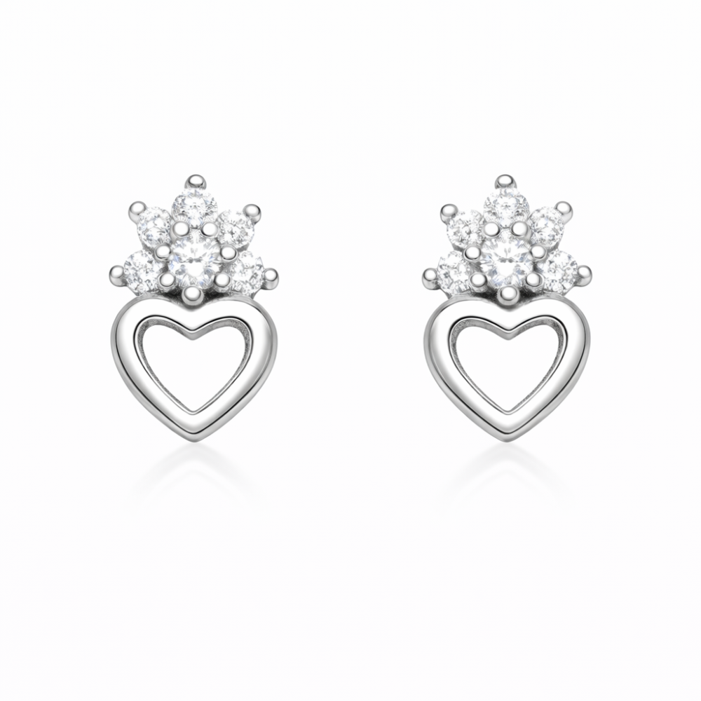 Srebrne minđuše na šraf JS11-XA905