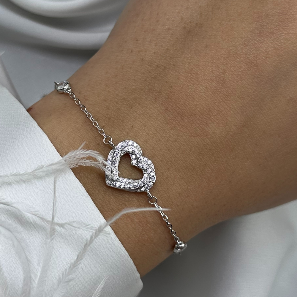 Srebrna narukvica B00300