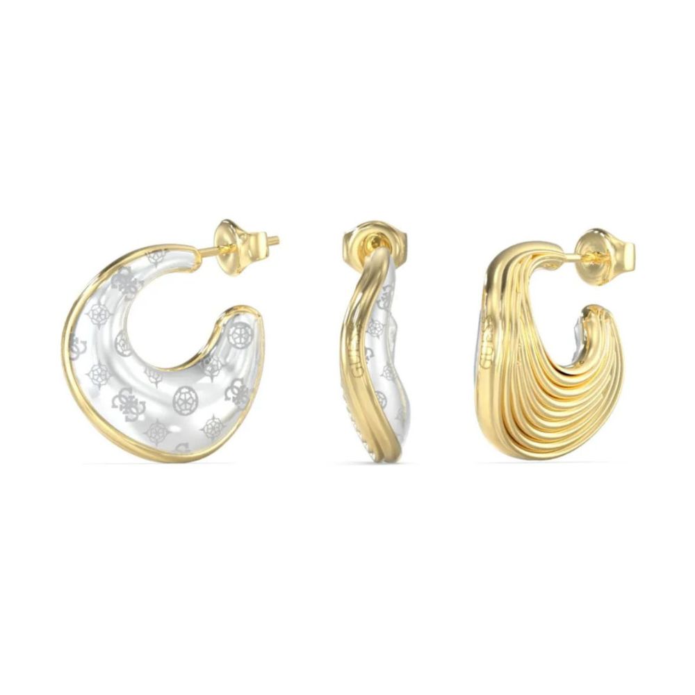 Minđuše Guess JUBE06164JWYGWHT/U